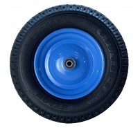 Пневматичне колесо для тачки BLUETOOLS + вісь (4.0х8) (220-6018)