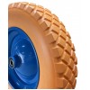 Колесо поліуретанове до тачки BLUETOOLS + вісь (4.0х8) (110-6026)