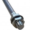 Вісь для тачки BLUETOOLS (13.5х100 мм) (120850)
