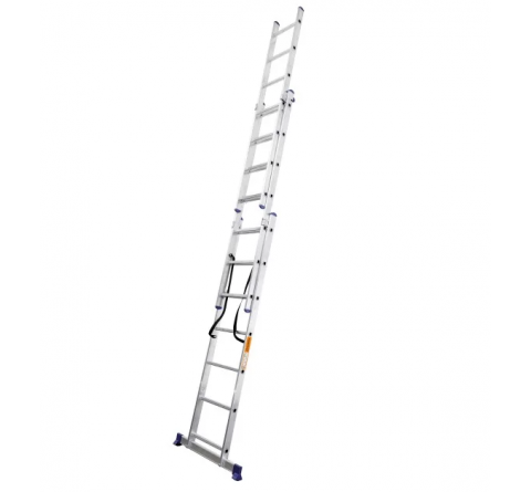 Драбина алюмінієва 3-х секційна BLUETOOLS (3х7 сходинок) (160-9024)