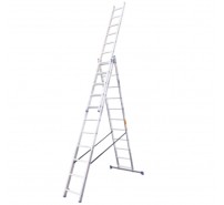 Драбина алюмінієва 3-х секційна BLUETOOLS Expert (3х10 сходинок) (160-9027)
