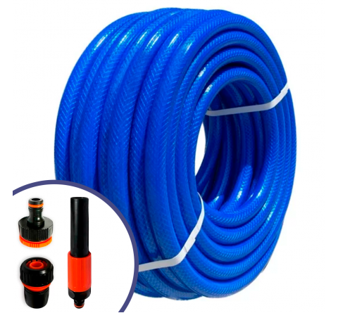 Садовий шланг + комплект BLUETOOLS STANDARD (1/2", 50 м) (220-5114)