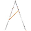 Драбина алюмінієва 3-х секційна BLUETOOLS (3х12 сходинок) (160-9009)