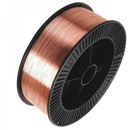 Обміднений зварювальний дріт BLUETOOLS ER70S-6 (СВ08Г2С) (1 мм, 5 кг) (220-8008)