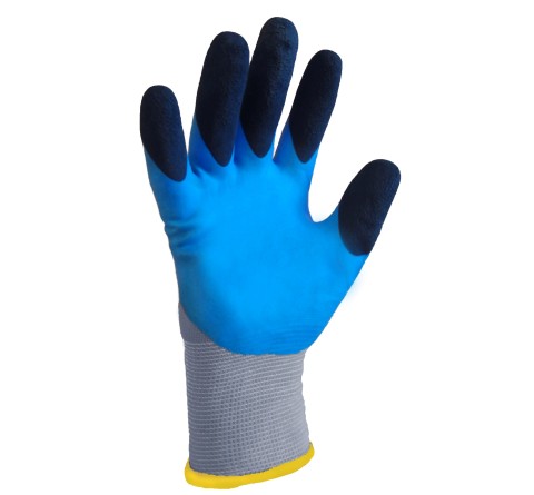 Рукавиці з латексним покриттям BLUETOOLS ProtectFinger (12 пар) (220-2209-10)